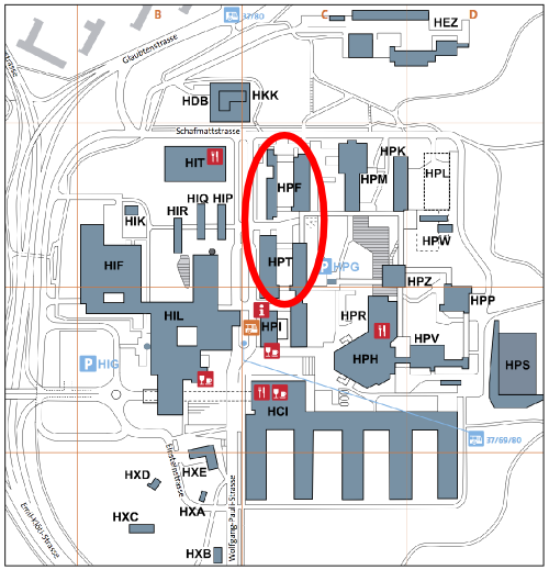 eth main campus map